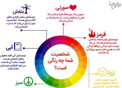 چه رنگی را بیشتر از همه دوست دارید؟