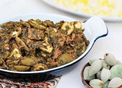 طرز تهیه خورش چغاله بادام مجلسی با گوشت
