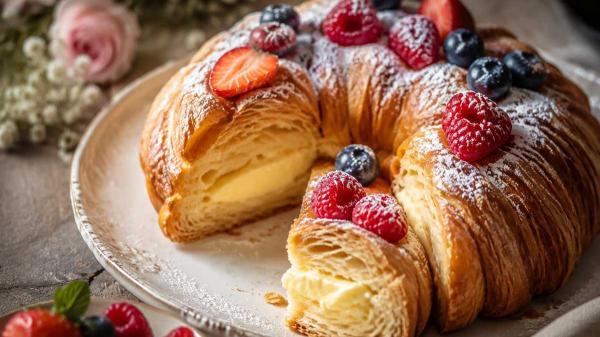 طرز تهیه کیک کروسان؛ کیک خانگی با بافتی نرم و طعمی خاص